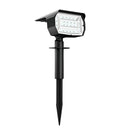 RGB Solar Spotlight Outdoor Solar Landscape Spot Powered Wall Lights Waterproof