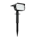 RGB Solar Spotlight Outdoor Solar Landscape Spot Powered Wall Lights Waterproof