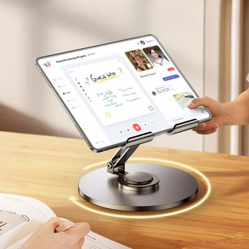 360 Tablet Desk Mobile Phone Holder Stand Foldable Aluminum Tablet Stand