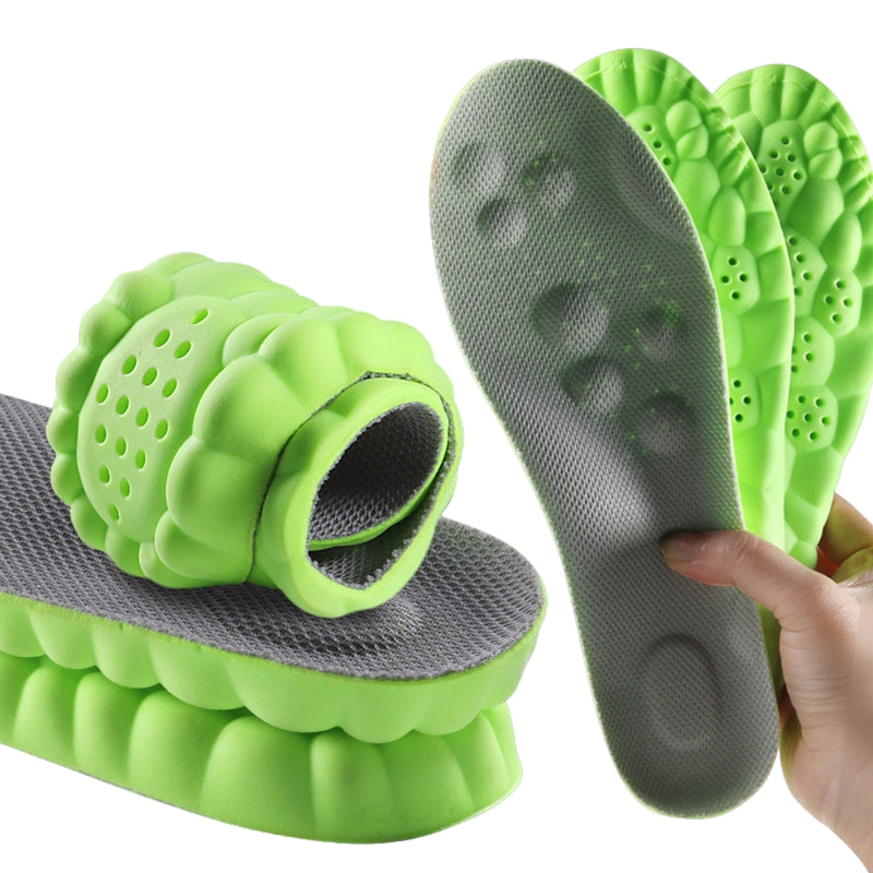 High Elasticity Latex Sport Insoles Soft Shoe Pads Orthotic Insoles