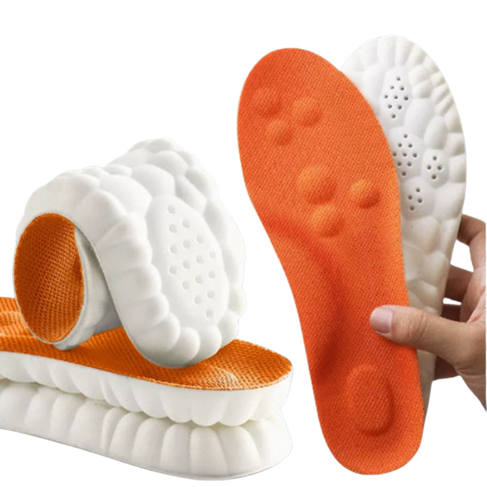High Elasticity Latex Sport Insoles Soft Shoe Pads Orthotic Insoles