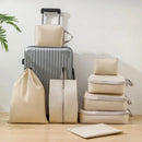 6 Set Compression Packing Travel Storage Bag Cubes Luggage Organizer