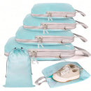 6 Set Compression Packing Travel Storage Bag Cubes Luggage Organizer