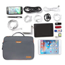 Large Capacity Electronic Accessories Organizer with iPad Pocket
