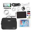 Large Capacity Electronic Accessories Organizer with iPad Pocket