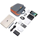 Large Capacity Electronic Accessories Organizer with iPad Pocket