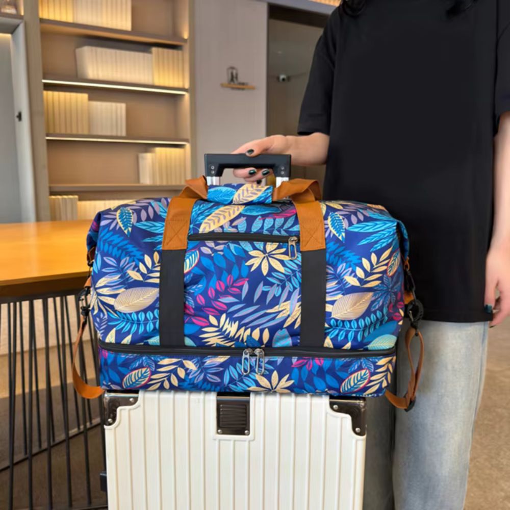 Large-Capacity Travel Bag with Dry Wet Separation for Sports, Fitness and Short Trips