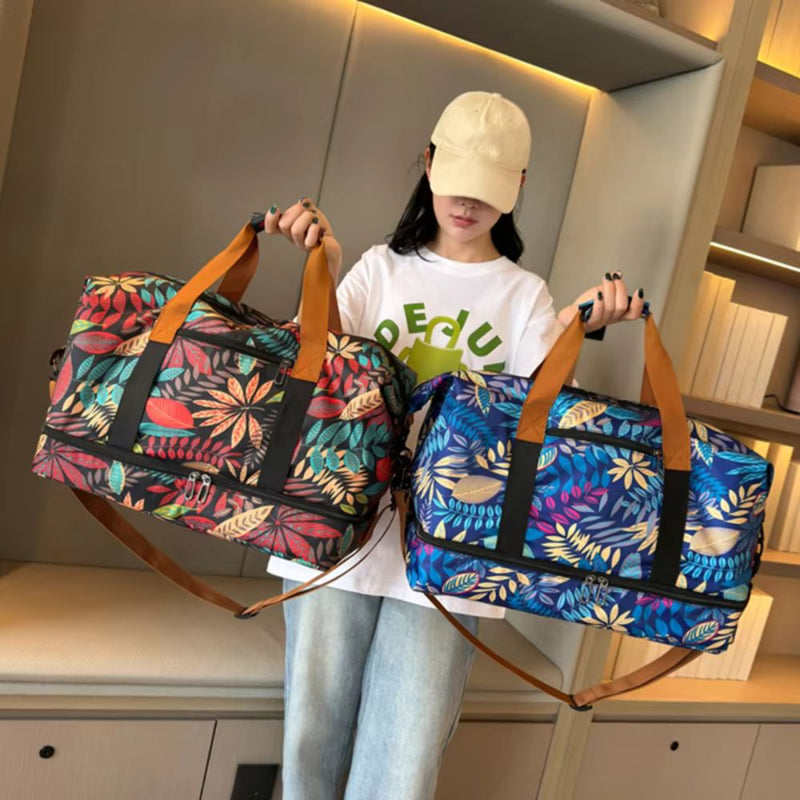 Large-Capacity Travel Bag with Dry Wet Separation for Sports, Fitness and Short Trips