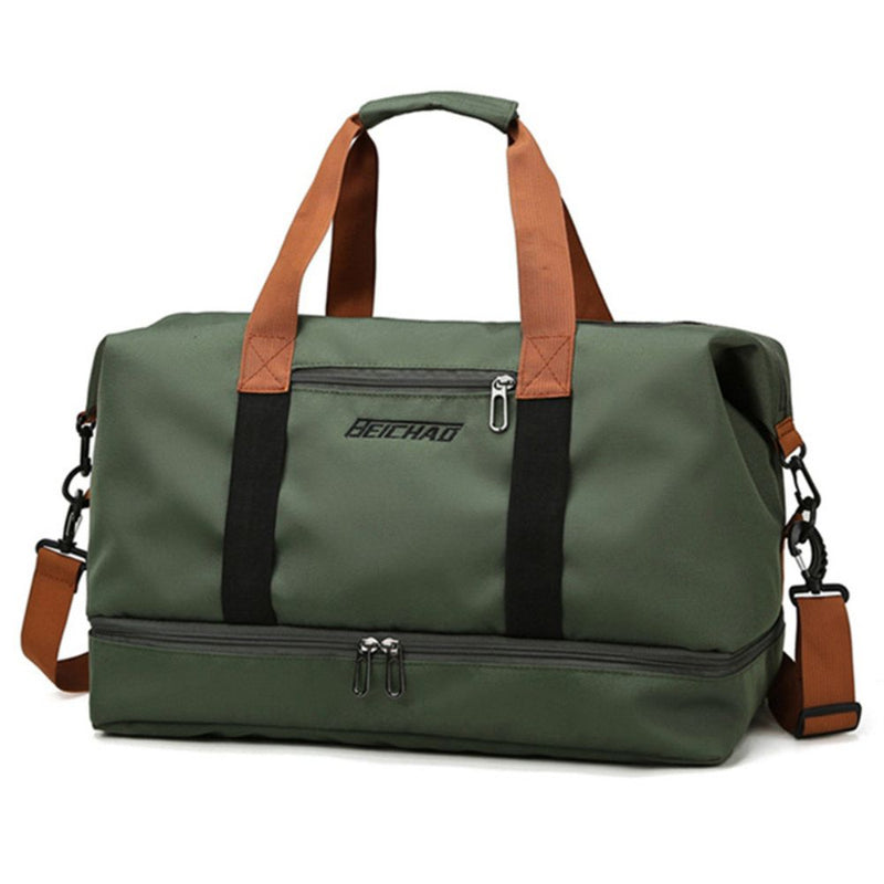 Large-Capacity Travel Bag with Dry Wet Separation for Sports, Fitness and Short Trips
