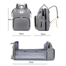 Foldable  Diaper Bag with Changing Station Multifunction Portable Travel Back Pack