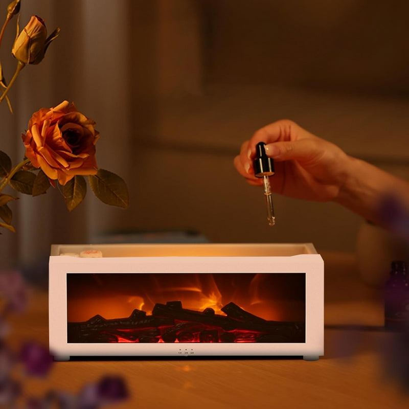 Aroma Humidifier Flame Essential Oil Diffuser Air Humidifier Aromatherapy