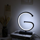 Creative G Shaped USB Lamp Bedroom Desktop Decorative Nightlight