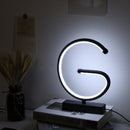 Creative G Shaped USB Lamp Bedroom Desktop Decorative Nightlight