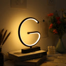 Creative G Shaped USB Lamp Bedroom Desktop Decorative Nightlight