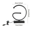Creative G Shaped USB Lamp Bedroom Desktop Decorative Nightlight