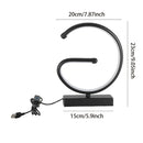 Creative G Shaped USB Lamp Bedroom Desktop Decorative Nightlight