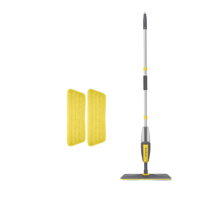 Magic Floor Cleaning Sweeper Brooms With Microfiber Pads 360° Rotation