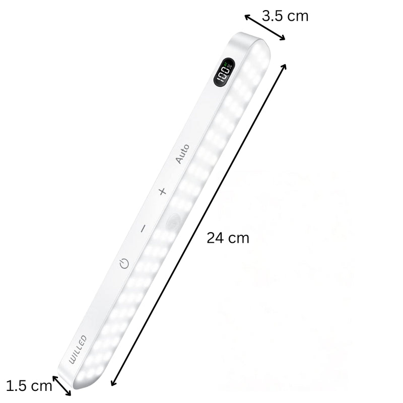 Motion Sensor Cabinet Light LED Touch Light Wireless Rechargeable Battery Night Light