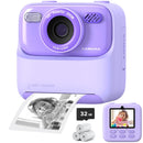 Kids Instant Camera 1080P HD Dual Lens Selfie Digital Camera