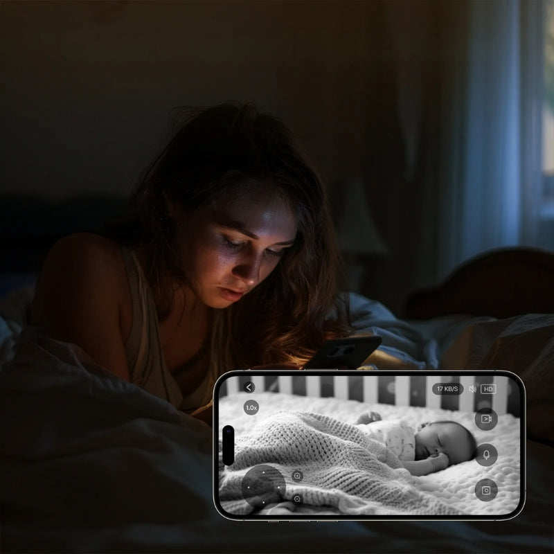 Smart Security Camera 4MP HD Infrared Night Vision Motion Sound Detection