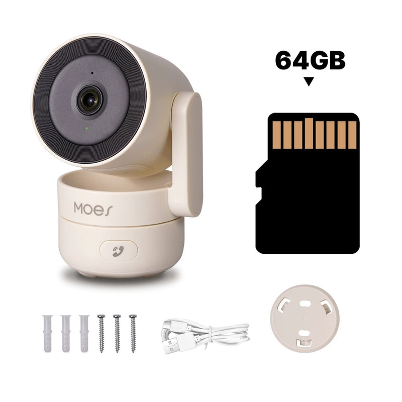 Smart Security Camera 4MP HD Infrared Night Vision Motion Sound Detection