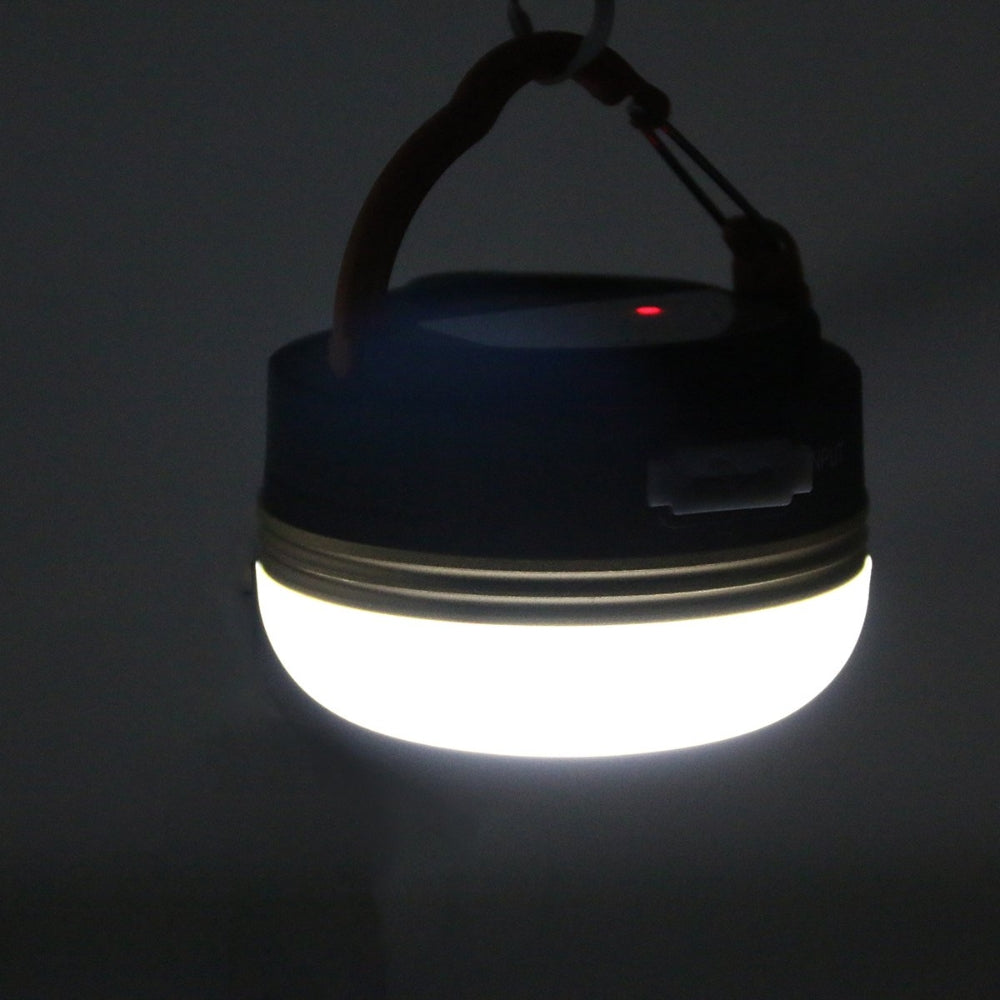 Rechargeable LED Camping Lantern With Folding LED Floodlight Portable Tent Light