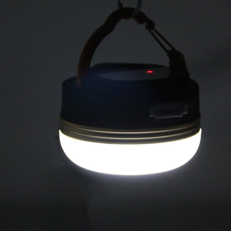 Rechargeable LED Camping Lantern With Folding LED Floodlight Portable Tent Light