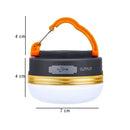 Rechargeable LED Camping Lantern With Folding LED Floodlight Portable Tent Light