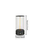 Minimalist Magnetic Lamp Touch Control Cordless Desk Lamp USB Rechargeable