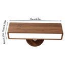 Nordic Wood Wall Lamp With 360 Rotate Dimmable Wall Sconce