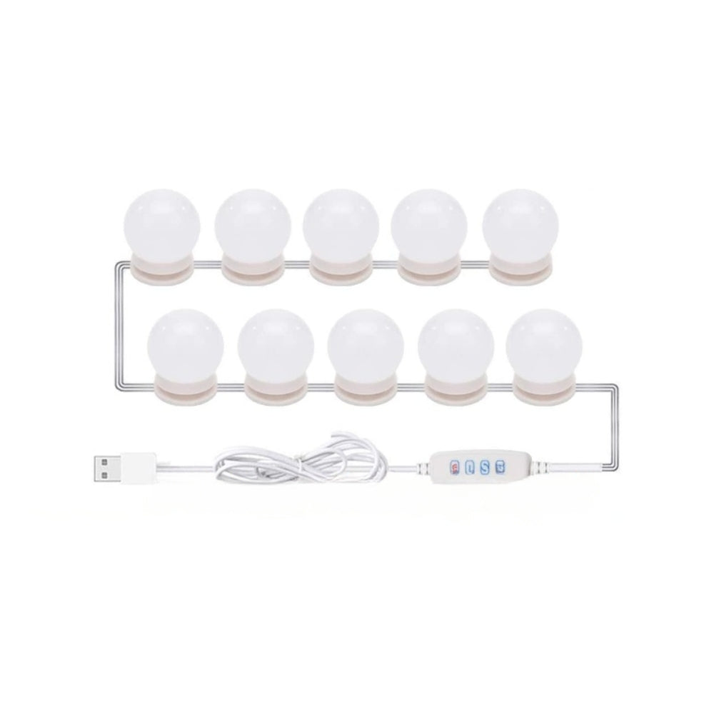 Makeup Mirror LED Light Bulbs Vanity Lights USB 12V Lighting Dimmable LED