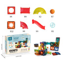 Light Magnetic Tiles Building Blocks for Kids 3D Clear Educational Building Toys