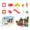 Light Magnetic Tiles Building Blocks for Kids 3D Clear Educational Building Toys