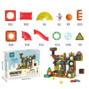Light Magnetic Tiles Building Blocks for Kids 3D Clear Educational Building Toys