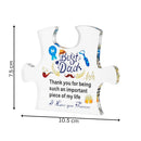 Best Dad Acrylic Puzzle Decoration Gifts for Dad Plaque Stand Home Decoration