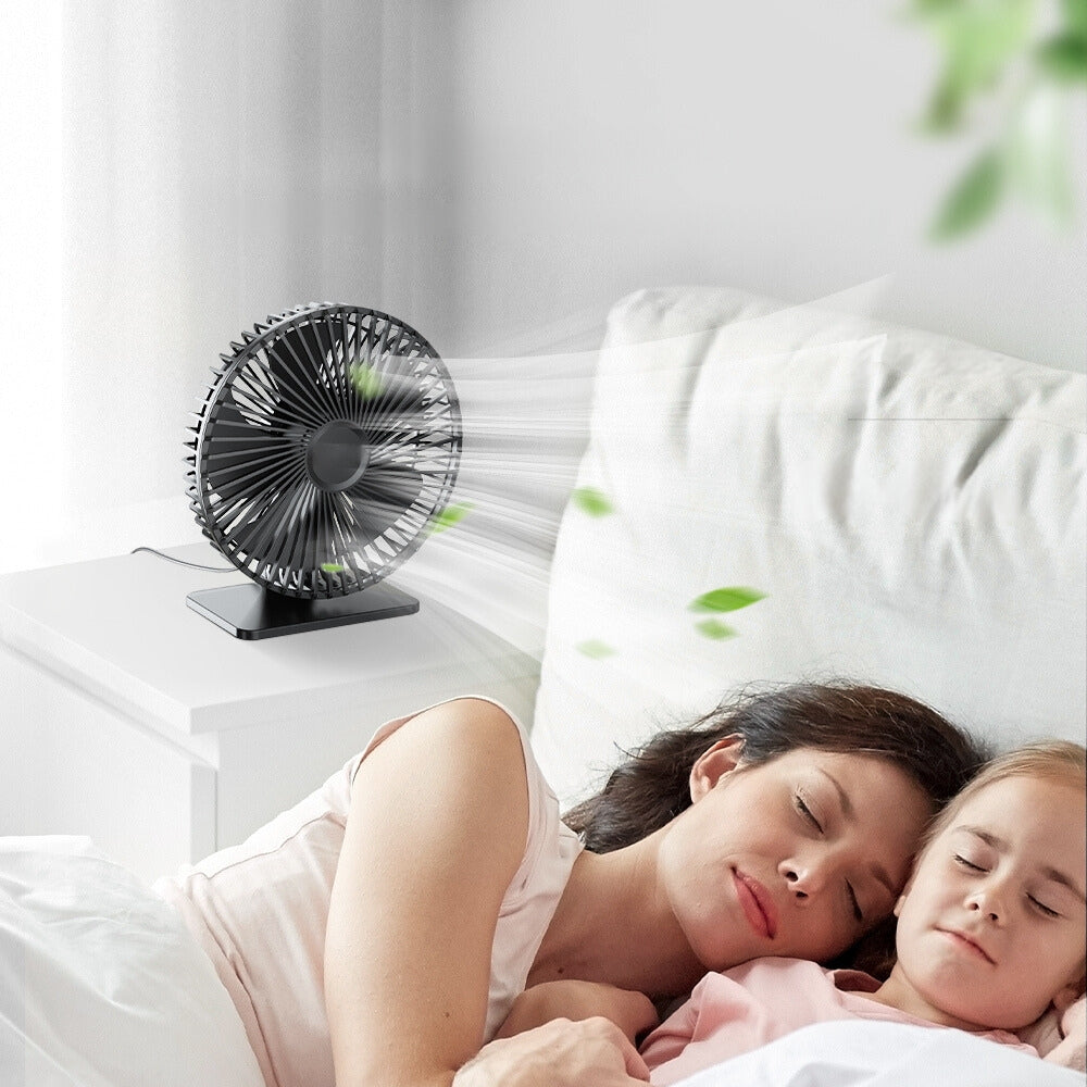 Desk Fan Portable USB Fan Adjustable Cooling Fan For Home Desk Office