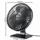 Desk Fan Portable USB Fan Adjustable Cooling Fan For Home Desk Office