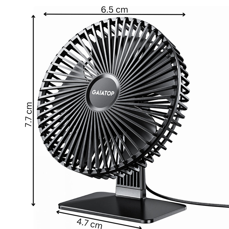 Desk Fan Portable USB Fan Adjustable Cooling Fan For Home Desk Office