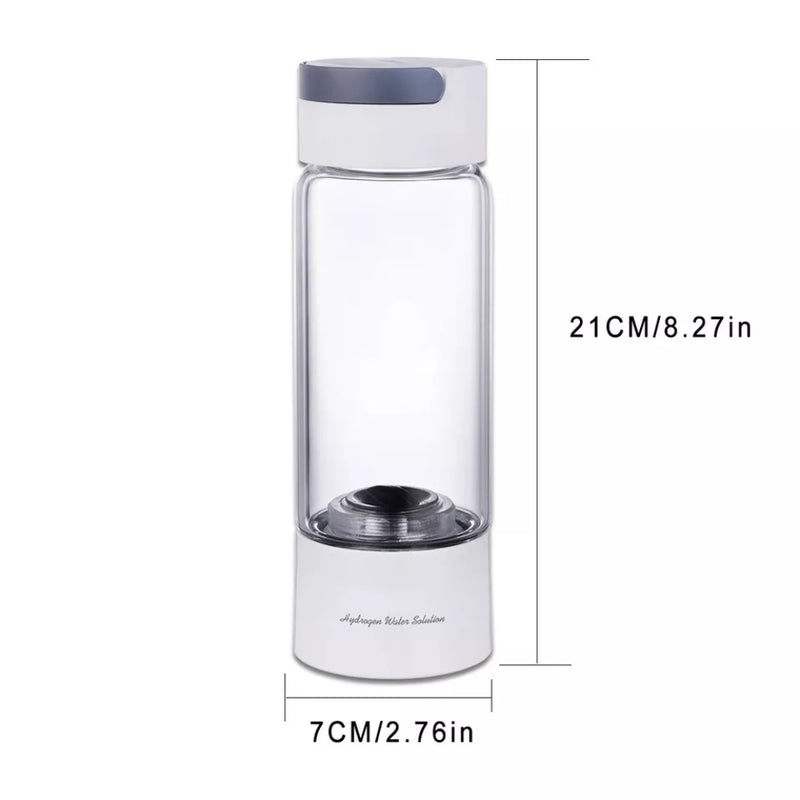 Smart High Purity Hydrogen Generator Water Bottle Glass SPE PEM Technology Machine