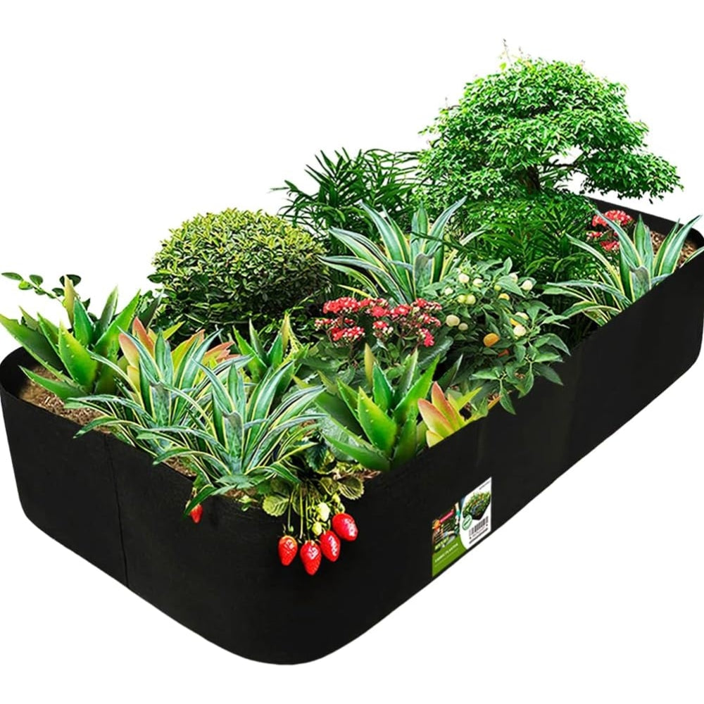 Garden Planting Bag Multi Gird Felt Growing Bag Planting Nursery Pot