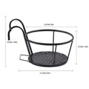 Iron Art Hanging Baskets Flower Pot Balcony Hanging Plant
