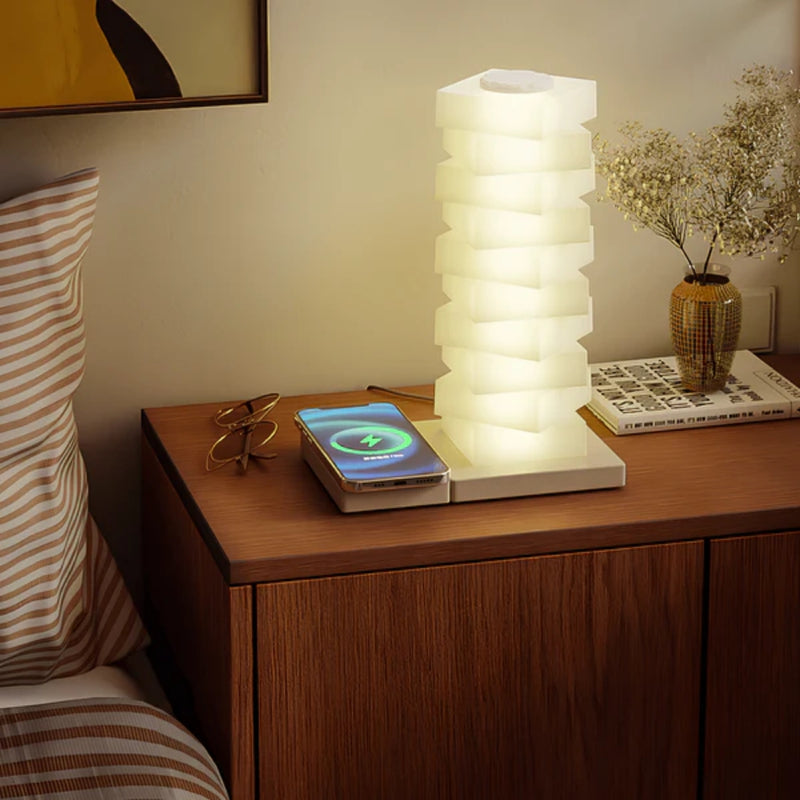 Wireless Charging Desk Lamp RGB Light With Color Changing