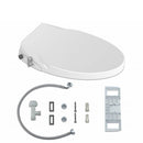 Non Electric Bidet Toilet Seat O Cover Bathroom Dual Nozzle Spray Water Wash