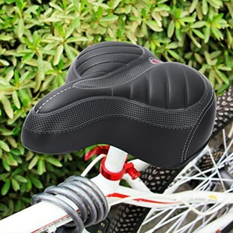 Wide Big Bum Bike Bicycle Gel Cruiser Comfort Saddle Seat