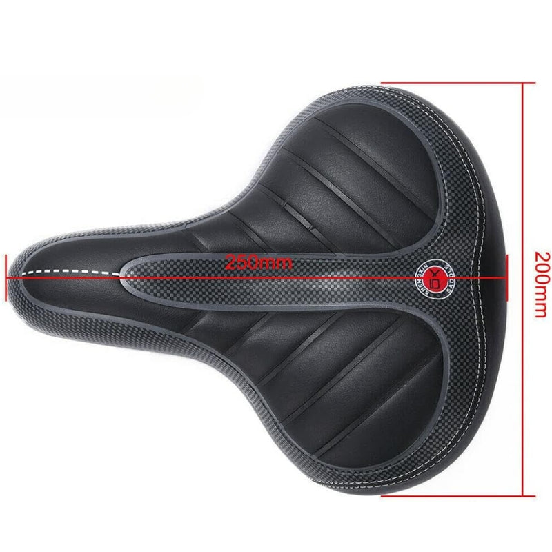 Wide Big Bum Bike Bicycle Gel Cruiser Comfort Saddle Seat