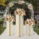 Carboard Round Plinth Cylinder Pedestal Wedding Flower Display Stand