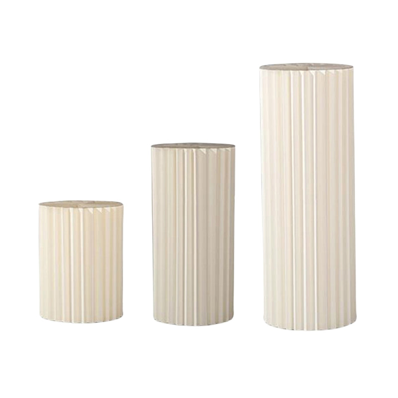 Carboard Round Plinth Cylinder Pedestal Wedding Flower Display Stand