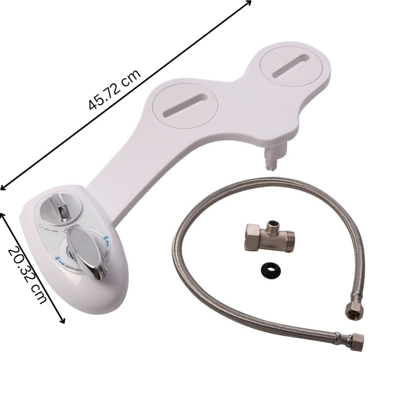 Toilet Bidet Seat Attachment Spray Hygiene Water Wash Clean Sanitation Bathroom