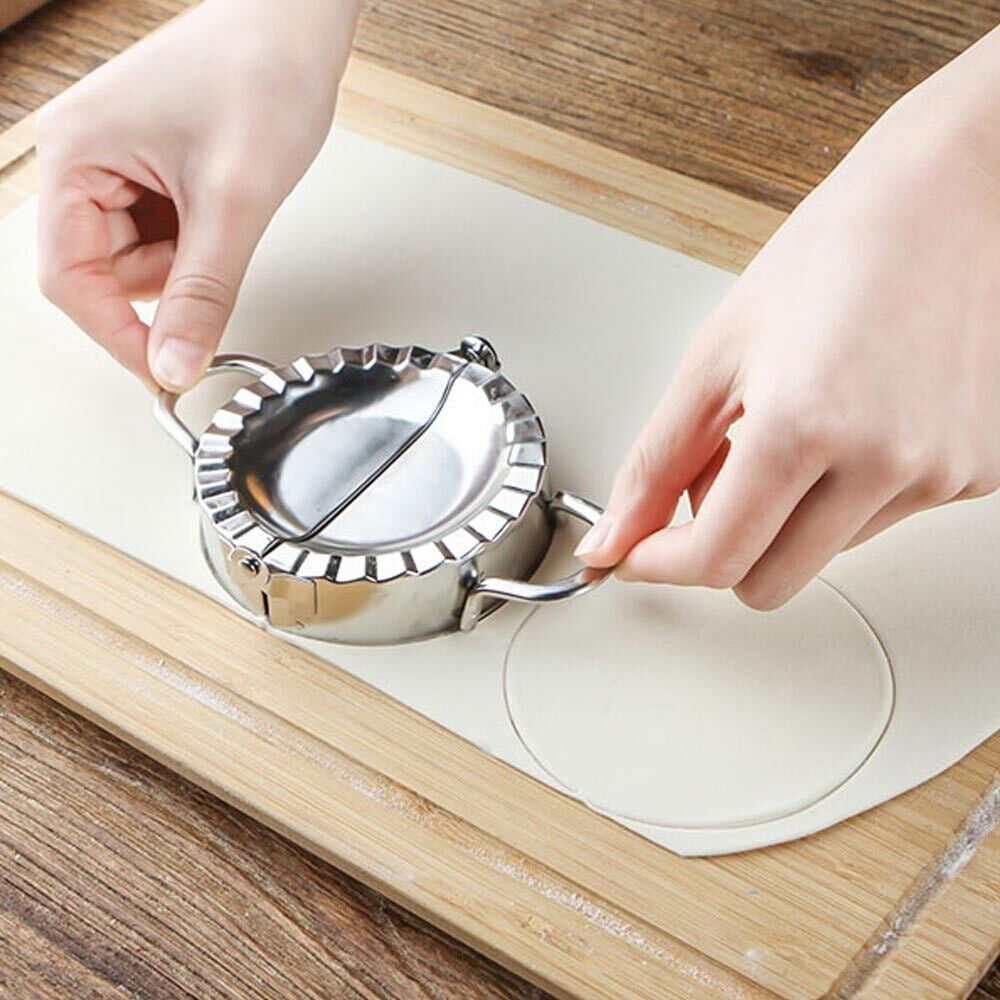 5pcs Dumpling Maker Stainless Steel Dough Press Making Mould