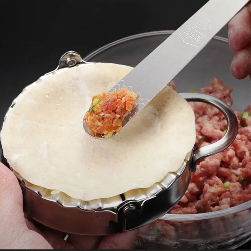 5pcs Dumpling Maker Stainless Steel Dough Press Making Mould